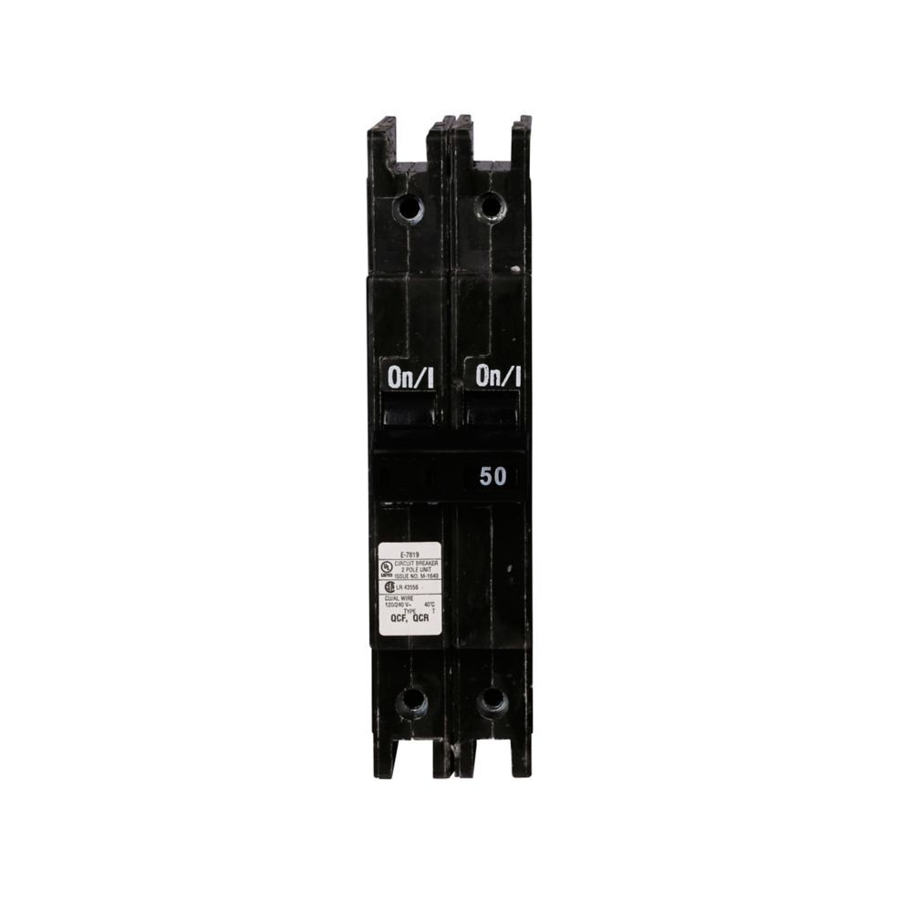 QCF2050 Eaton Electrical Quicklag Industrial Circuit Breaker 50A 2-Pole