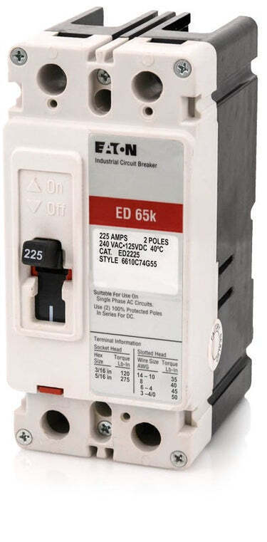 ED2225L Cutler-Hammer 2 Pole Circuit Breaker